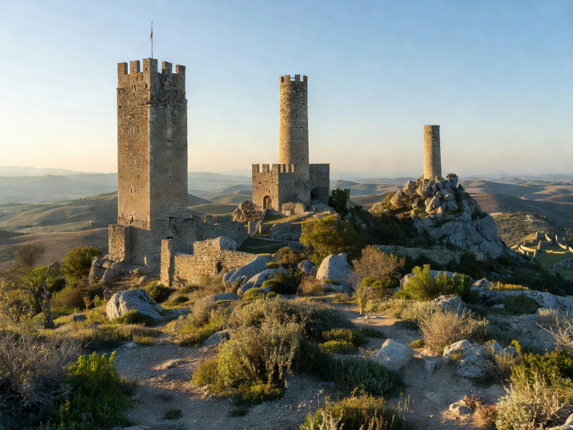 Guaita Fortress perched on Mount Titano in San Marino